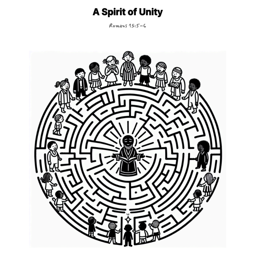 A Spirit of Unity maze